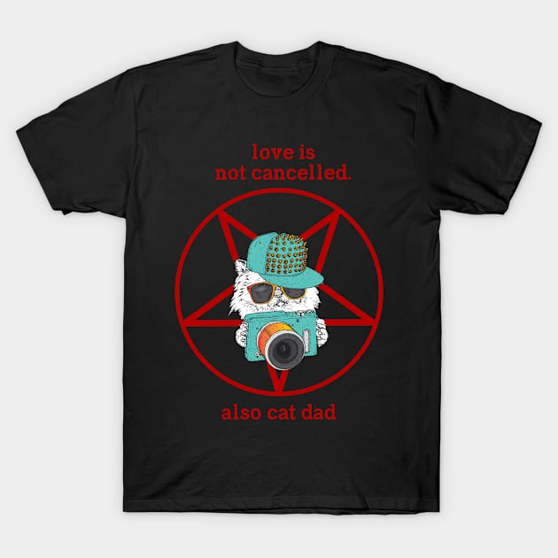 Cat t shirt - Also cat dad T-Shirt by hobbystory